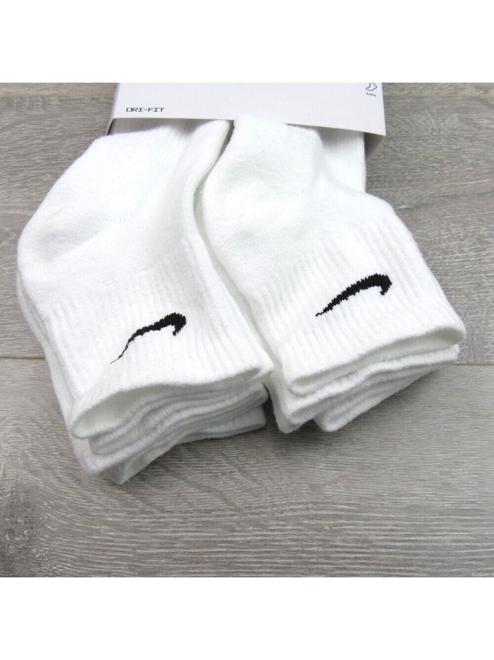Nike Everyday Plus Ankle Socks 6 Pack Mens Size XL 12-15 White NEW - Picture 5 of 11